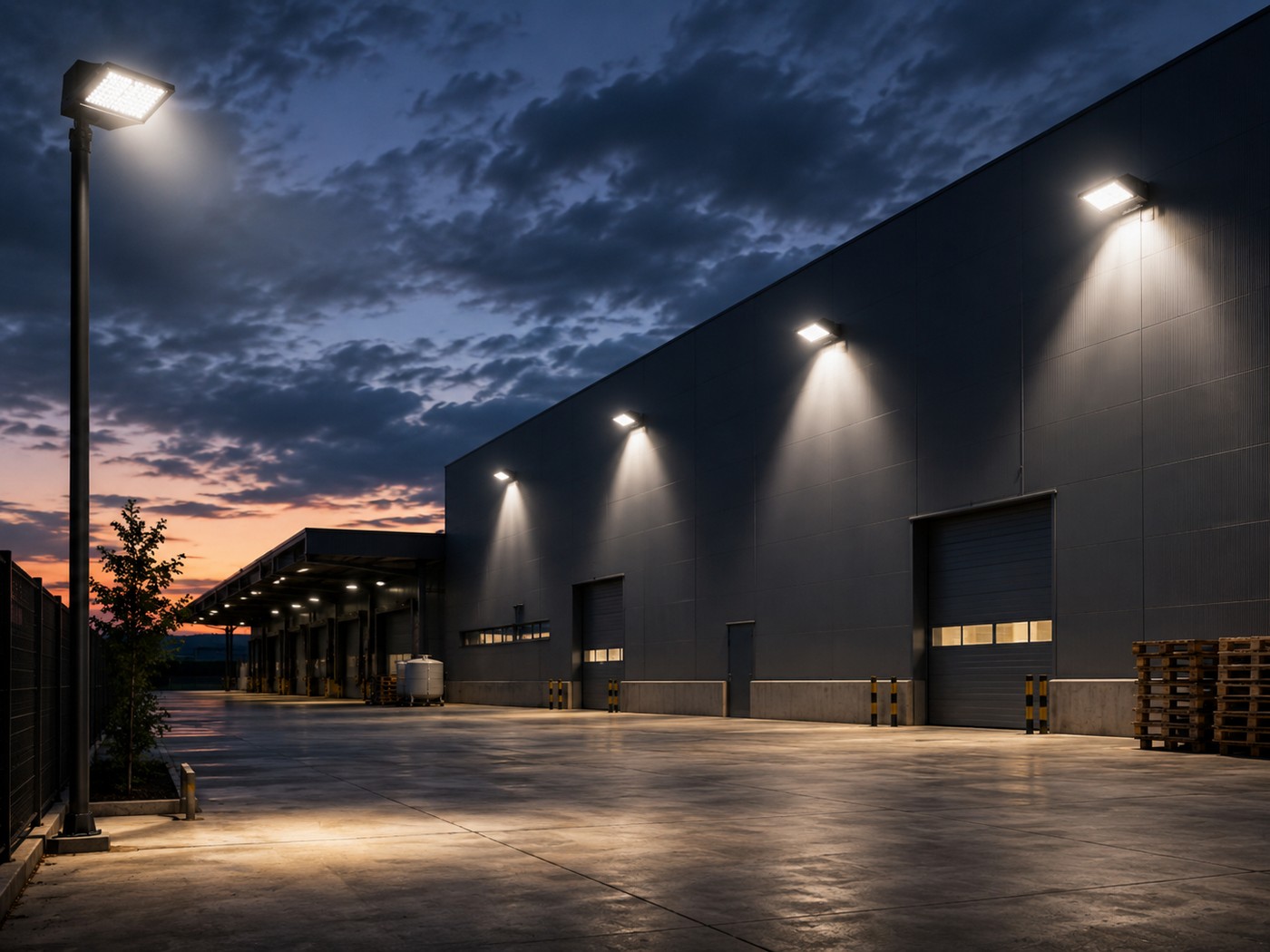 LED Flutlicht für Sport, Gewerbe, Industrie