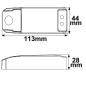 Preview: LED Trafo 12V/DC, 0-20W, SELV