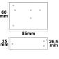 Preview: LED Trafo 24V/DC, 0-35W, Gitter