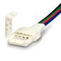 Preview: Clip-Kabelanschluss (max. 5A) C1-410 für 4-pol. IP20 Flexstripes mit Breite 10mm, Pitch >12mm