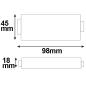 Preview: Mini RGB (PWM) Verstärker, 3 Kanal, 12-24V DC, 3x4A