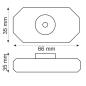 Preview: LED Dreh-Controller (Dimmer) schwarz, 2A, max. 48 Watt, Rundstecker Anschluss