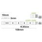 Preview: LED SIL830 Flexband, 24V DC, 14,4W, IP66, 3000K, 5m Rolle, 60 LED/m