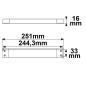 Preview: LED Trafo 24V/DC, 0-30W, SELV, ultraflach, ultraschmal