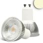 Preview: GU10 LED Strahler 6W GLAS-COB, 70°, warmweiß, dimmbar