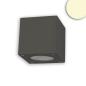 Preview: LED Wandleuchte Up&Down 2x3W CREE, IP54, anthrazit, warmweiß