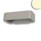 Preview: LED Wandleuchte Up&Down 1x7W CREE, IP54, silbergrau, warmweiß