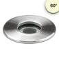 Preview: LED Einbaustrahler, Edelstahl , 2W, 60°, IP67, 12V AC/DC, warmweiß