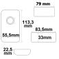 Preview: Wireless touch LED PWM-Dimmer, 1 Kanal, 12-24V DC 9A