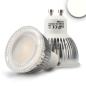 Preview: GU10 LED Strahler 6W Glas diffuse, 120°, neutralweiß