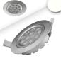 Preview: LED Einbaustrahler, silber, 15W, 72°, rund, neutralweiß, dimmbar