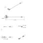 Preview: Clip-Rundstecker-Anschluss (max. 5A) für 2-pol. IP20 Flexstripes Breite 10mm, Pitch-Abstand >12mm