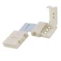 Preview: Clip-Eck-Verbinder (max. 5A) C1-310 für 3-pol. IP20 Flexstripes mit Breite 10mm, Pitch >12mm