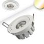 Preview: LED Einbaustrahler SUNSET, weiß, 15W, 45°, 2200-3100K, Dimm-to-warm