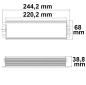 Preview: LED Trafo MW HLG240H-24B 24V/DC, 0-240W, 1-10V (100-240W) dimmbar, IP67, SELV