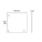 Preview: Endkappe EC52 Alu für LAMP35(EDGE)/ CORNER20(m. COVER16), 2 STK, inkl. Schrauben