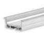 Preview: LED Einbauprofil DIVE20 FLAT V1 Aluminium eloxiert, 200cm