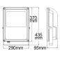 Preview: LED Fluter Prismatic 100W, warmweiß, IP66