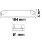 Preview: LED Trafo 12V/DC, 0-100W, SELV
