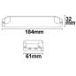 Preview: LED Trafo 24V/DC, 0-100W, SELV