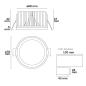 Preview: LED Einbaustrahler Sys-68, 10W, IP65, neutralweiß, dimmbar (exkl. Cover)