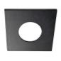 Preview: Cover Aluminium eckig schwarz matt für Sys-68