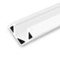 Preview: LED Eckprofil CORNER11 Aluminium pulverbeschichtet weiß RAL 9010, 200cm