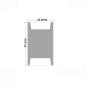 Preview: Clip-Verbinder (max. 5A) C2-410 für 4-pol. IP20 Flexstripes mit Breite 10mm, Pitch >8mm