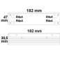 Preview: LED Trafo 12V/DC, 0-60W, Gitter, flach