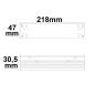 Preview: LED Trafo 24V/DC, 0-100W, Gitter, flach