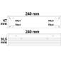 Preview: LED Trafo 12V/DC, 0-200W, Gitter, flach