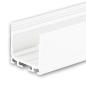 Preview: LED Aufbauprofil SURF20 Aluminium pulverbeschichtet weiß RAL 9010, 200cm