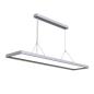 Preview: LED Office Pro Pendelleuchte Up&Down, 20W+40W, silber, UGR<19, 4000K, 1-10V dimmbar