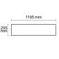 Preview: LED Panel Business Line 1200 UGR<19 2H/2H, 36W, Rahmen weiß RAL 9016, warmweiß