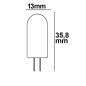Preview: G4 LED 48SMD, 2W, vergossen, neutralweiß