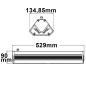 Preview: LED Hallenleuchte LN 100W, 90°, IK10, IP65, 1-10V dimmbar, kaltweiß