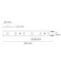 Preview: LED SIL825 Flexband, 24V DC, 2,4W, IP20, 2500K, 10m Rolle, 60 LED/m