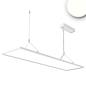 Preview: LED Office Hängeleuchte Up&Down, 20W+20W, 30x120cm, weiß, UGR<19, 4000K, dimmbar