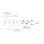 Preview: LED CRI930 Vollspektrum Linear Flexband, 24V DC, 14W, IP20, 3000K, 5m Rolle, 160 LED/m