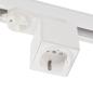 Preview: 3-Phasen Adapter mit Schutzkontaktstecker, weiß, inkl. 6A Sicherung