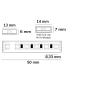 Preview: LED AQUA Flexband, milchig, 24V DC, 12W, IP67, RGB, 5m Rolle, 120 LED/m