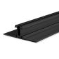 Preview: LED Leuchtenprofil 2SIDE Aluminium schwarz pulverbeschichtet, 200cm