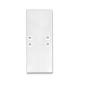 Preview: Endkappe EC66 Aluminium weiß RAL9003 für Profil 2SIDE, 2 STK, inkl. Schrauben