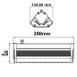 Preview: LED Hallenleuchte LN 50W, 90°, IK10, IP65, 1-10V dimmbar, neutralweiß
