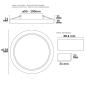 Preview: LED Downlight Flex 8W, prismatisch, 120°, Lochausschnitt 50-100mm, warmweiß