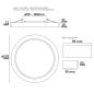 Preview: LED Downlight Flex 15W, prismatisch, 120°, Lochausschnitt 50-160mm, neutralweiß