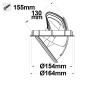 Preview: LED Shop-Downlight Sphere, 35W, ausschwenkbar, weiß, warmweiß