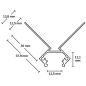 Preview: LED Trockenbauprofil Ausseneck, 200cm