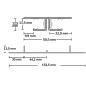 Preview: LED Trockenbau-Leuchtenprofil Planar, 200cm