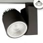 Preview: 3-Phasen Schienenstrahler fokussierbar, 30W, 30°-50°, schwarz matt, 4000K, dimmbar